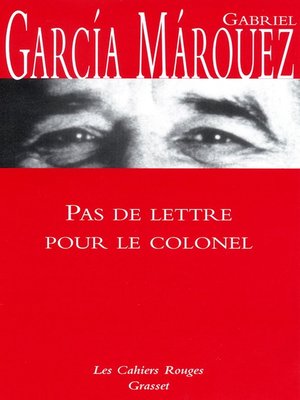 cover image of Pas de lettre pour le colonel